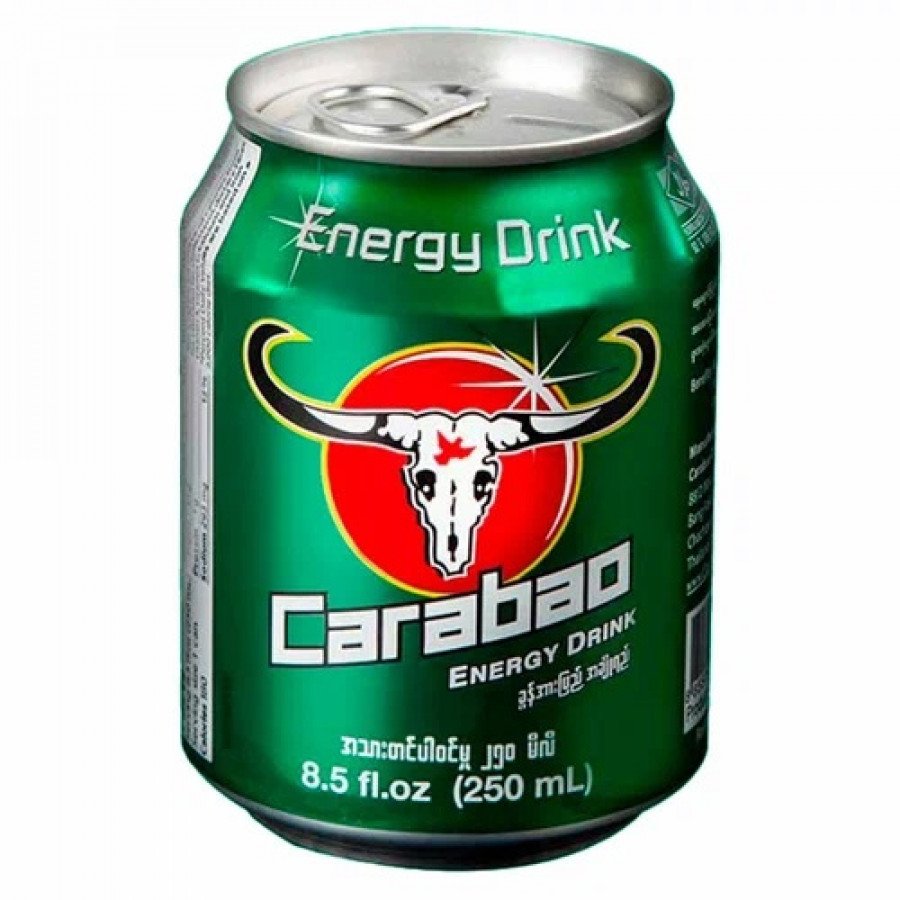 Фото и внешний вид — Энергетический напиток Carabao 250мл (24шт/уп)