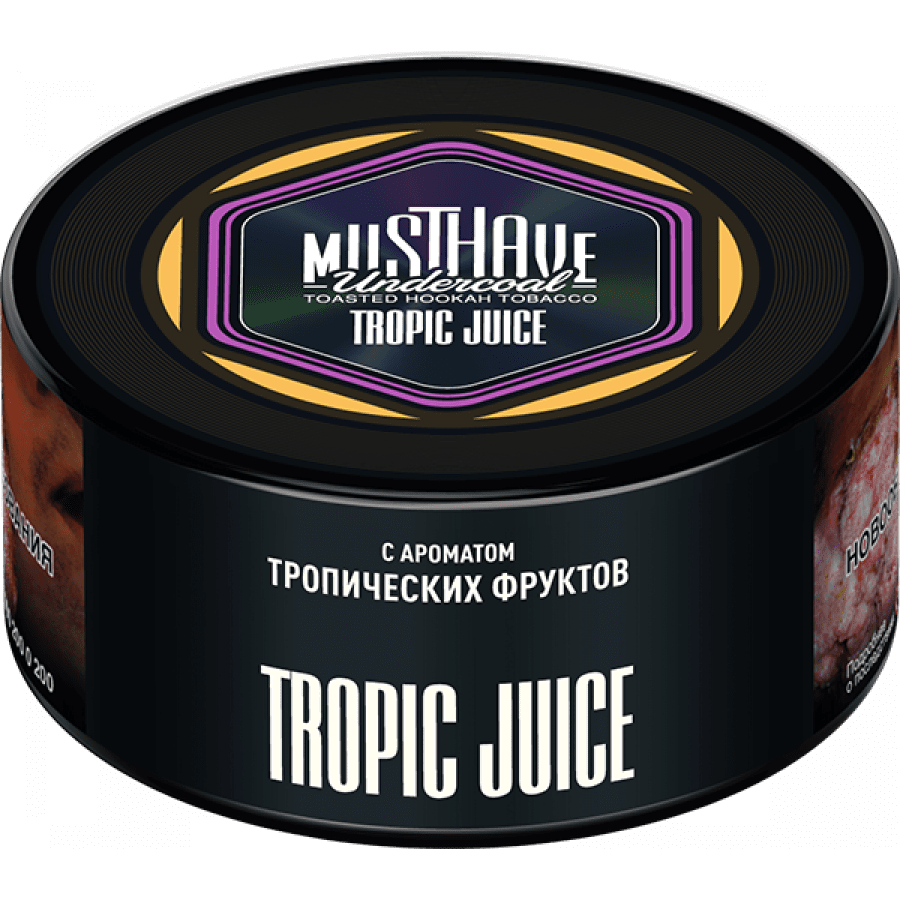Фото и внешний вид — Табак для кальяна MUST HAVE 125гр - Tropic Juice (с ароматом Тропических фруктов)