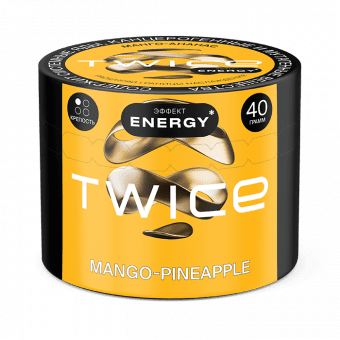 Табак для кальяна TWICE 40г - Mango Pineapple (Манго ананас)