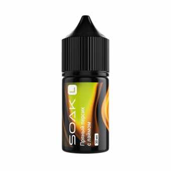 Жидкость SOAK SALT - Spiced Peach Lime (Пряный Персик с Лаймом) 30мл 20мг