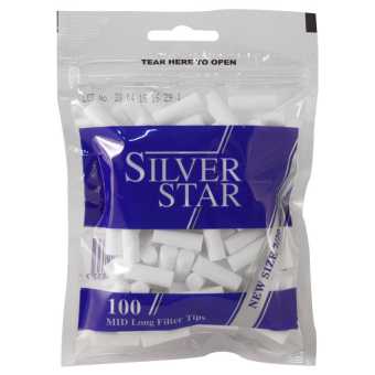 Фильтры сигаретные Silver Star Long 7/20мм (100шт)