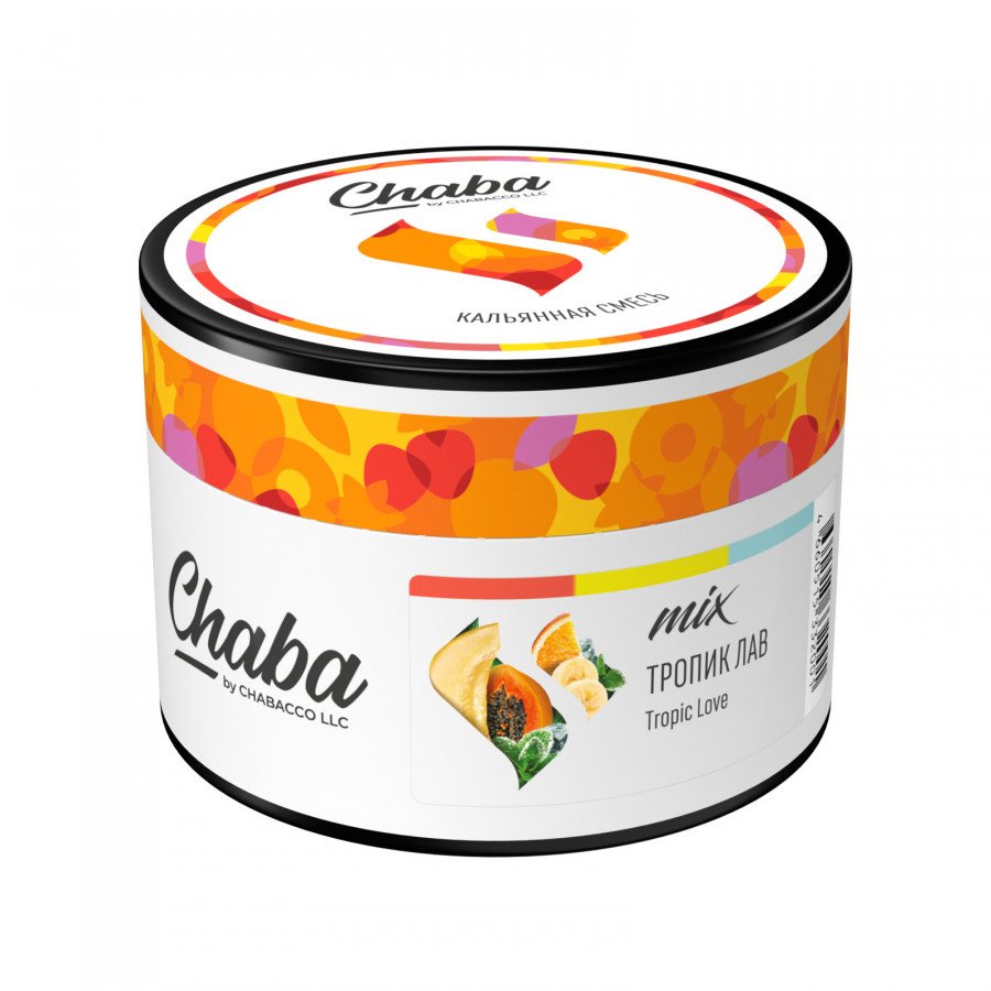 Фото и внешний вид — Смесь для кальяна CHABA 40г - Tropic Love (Тропик Лав)