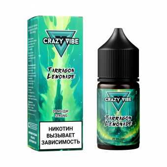Жидкость CRAZY VIBE SALT - Tarragon Lemonade (Лимонад Тархун) 30мл strong