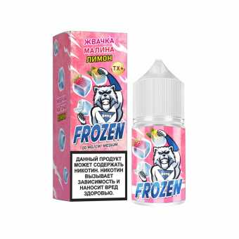 Жидкость GANG FROZEN SALT - Жвачка Малина Лимон 30мл 20мг