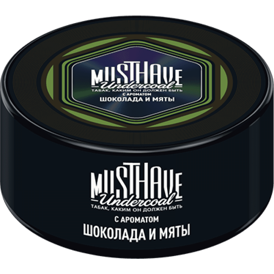 Фото и внешний вид — Табак для кальяна MUST HAVE 25г - с ароматом Шоколада и Мяты