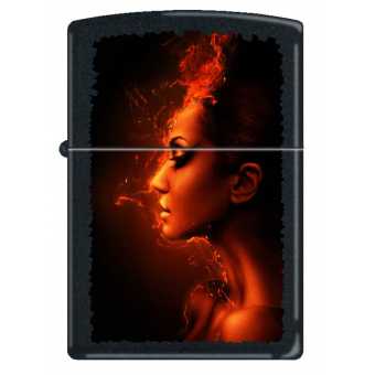 Зажигалка ZIPPO 218 Burning Woman