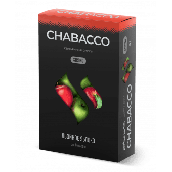 Смесь для кальяна Chabacco 50гр strong - Double Apple (Двойное Яблоко)