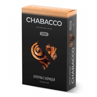 Смесь для кальяна Chabacco 50гр strong - Cinnamon Roll (Булочка с корицей)