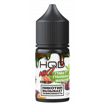 Жидкость HQD V2 MIX IT SALT - Гуава Гуанабана Маракуйя 30мл strong