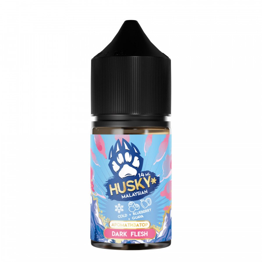 Фото и внешний вид — Конструктор HUSKY MALAYSIAN - Dark Flesh (Ледяная Черника Гуава) 30мл 0мг