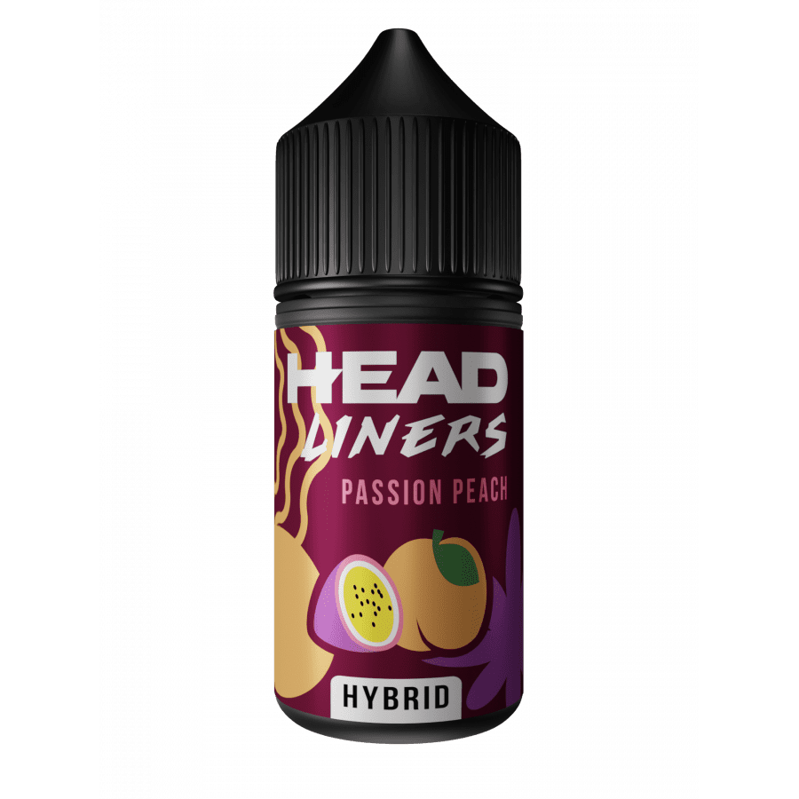 Фото и внешний вид — Жидкость HEADLINERS SALT - Passion Peach (Маракуйя Персик) 30мл strong
