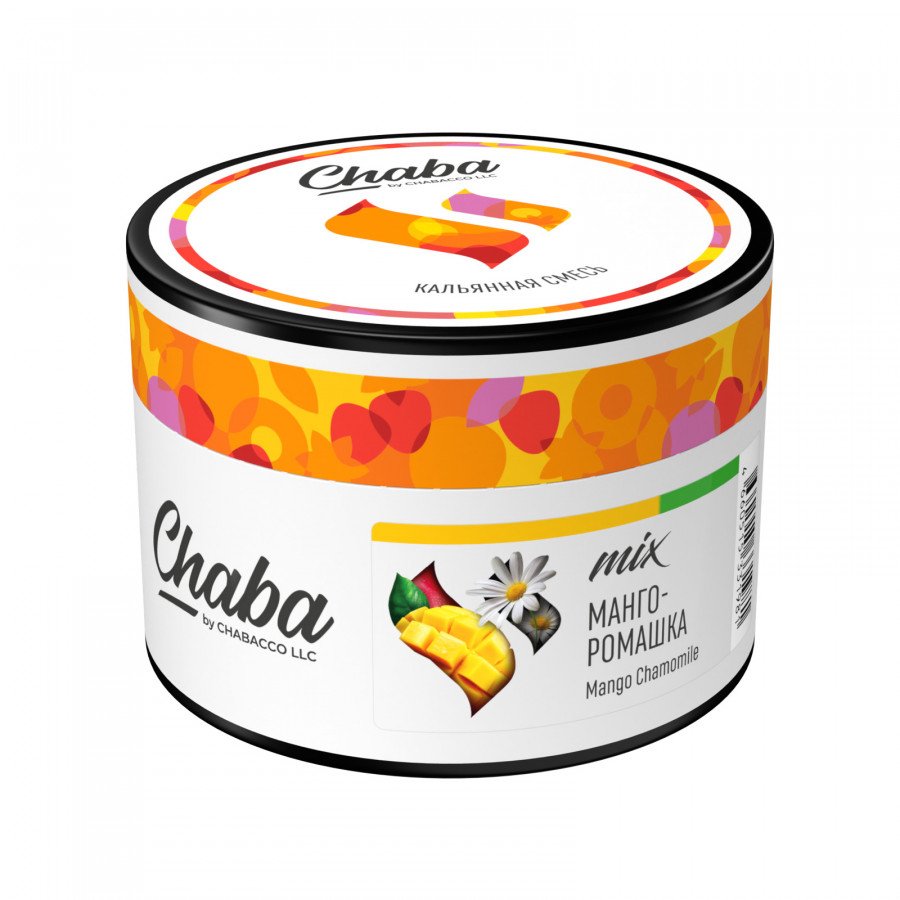 Фото и внешний вид — Смесь для кальяна CHABA 40г - Mango Chamomile (Манго-Ромашка)