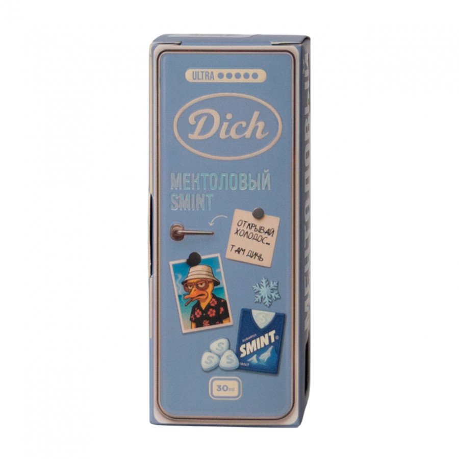 Фото и внешний вид — Жидкость DICH SALT - Ментоловый Сминт 30мл strong
