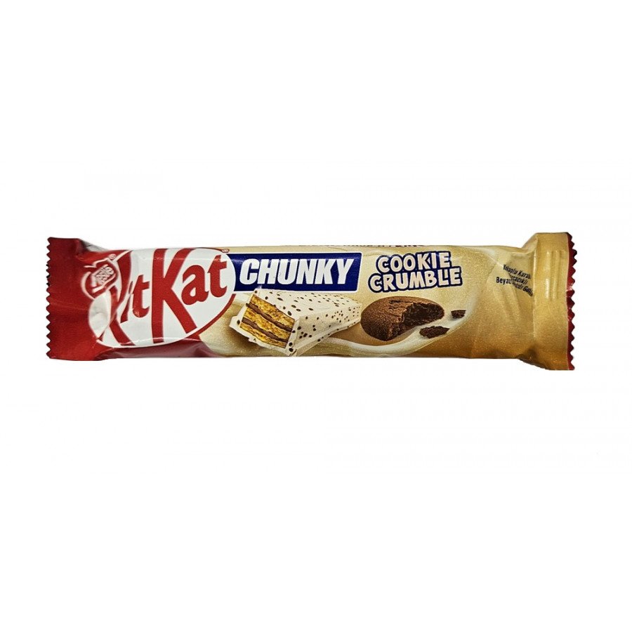 Фото и внешний вид — Шоколадный батончик KitKat Chunky Cookie Crumble 38гр (12шт/уп)