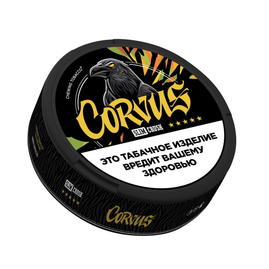 Фото и внешний вид — Табак CORVUS - Crush Slim 13г