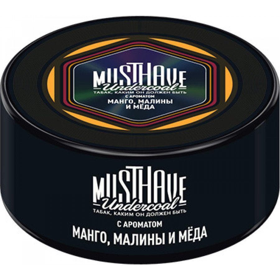Фото и внешний вид — Табак для кальяна MUST HAVE 25г - с ароматом Манго, Малины и Меда