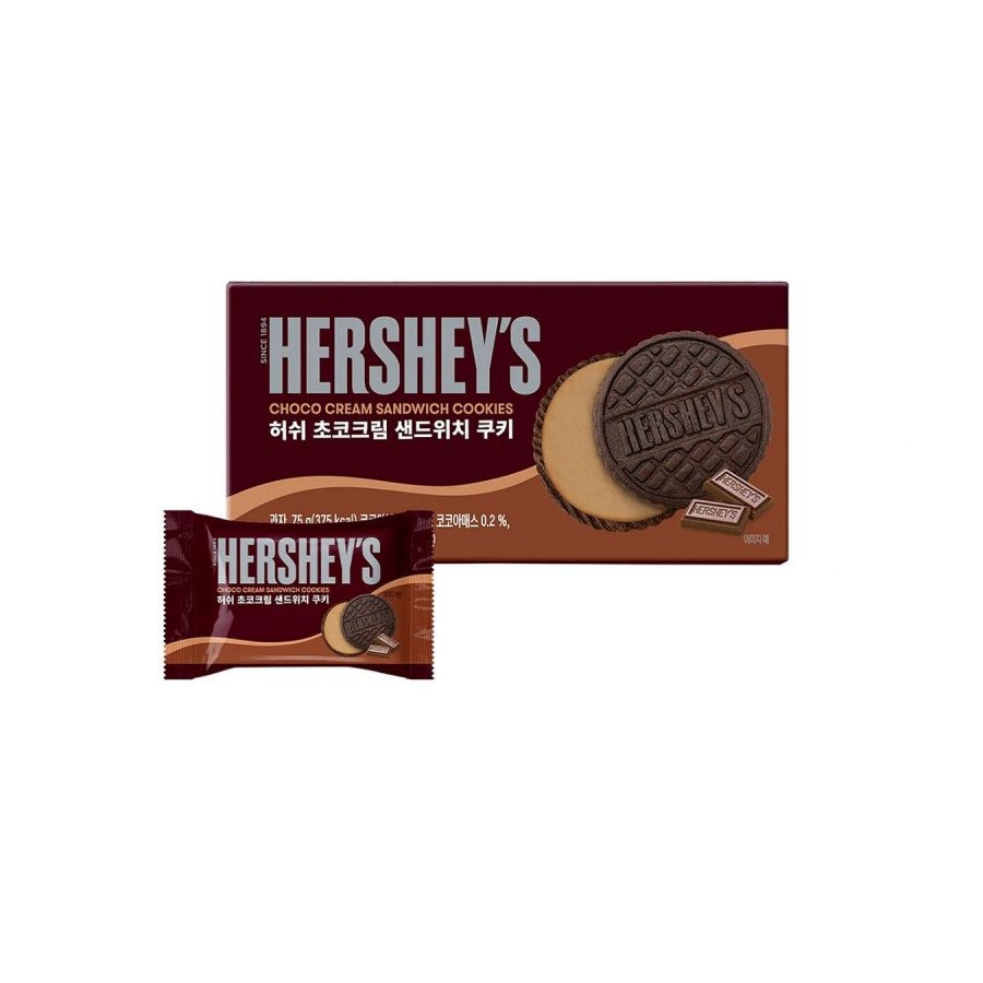 Фото и внешний вид — Печенье Hershey's Sandwich Шоколад 75гр (24шт/уп)