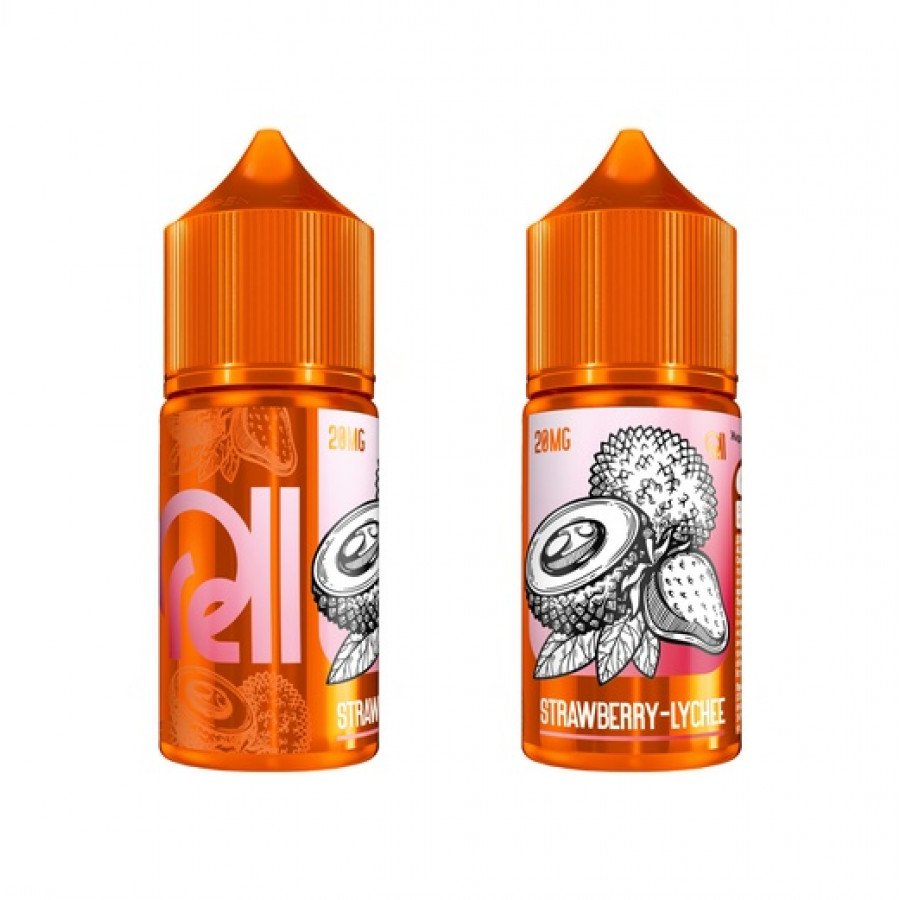 Фото и внешний вид — Жидкость RELL ORANGE SALT - Strawberry Lychee (Клубника личи) 30мл 20мг