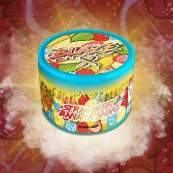 Смесь для кальяна BLAZE X - Strawberry Banana Shake (Молочный коктейль с клубникой и бананом) 50гр