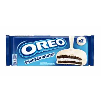 Oreo Enrobed White (Орео Печенье 41г в белом шоколаде) (24шт/уп)