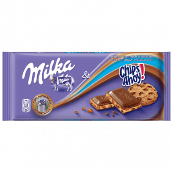 Милка Шоколадная плитка 100гр Чипс Ахой (22шт/уп)