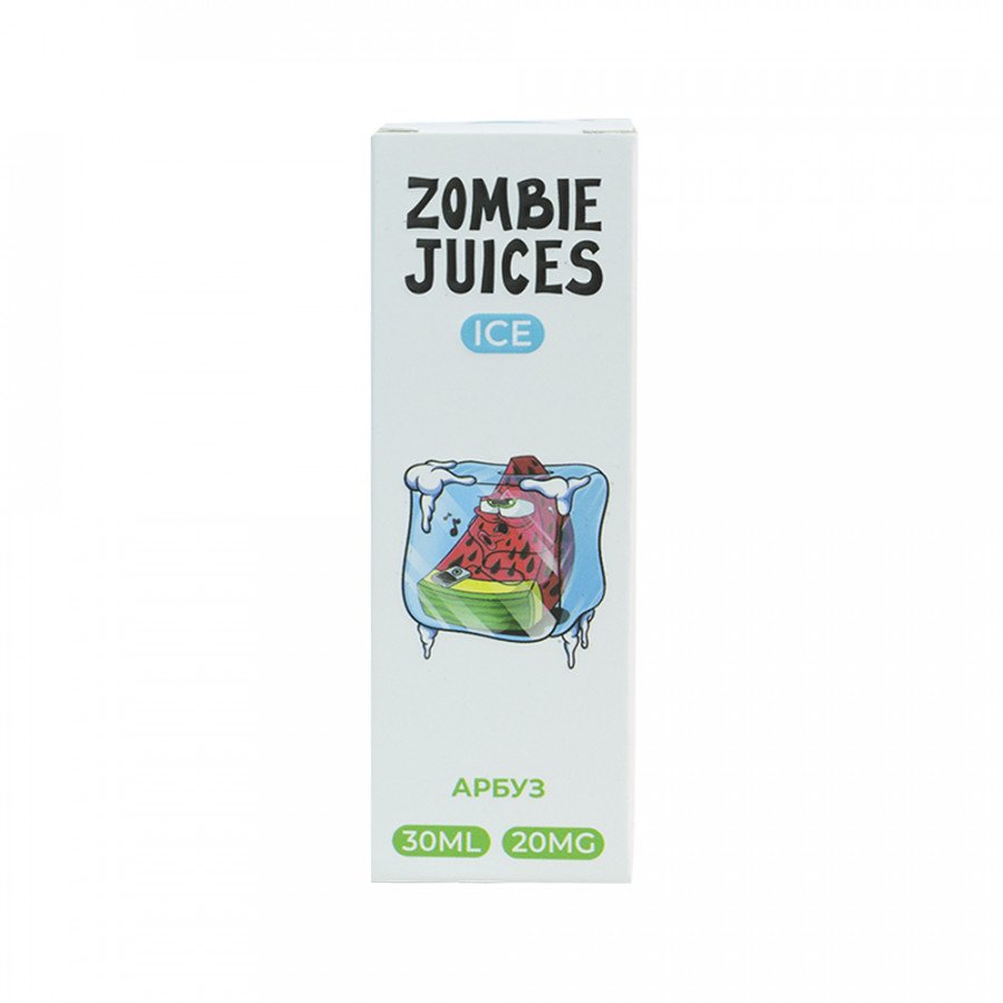 Фото и внешний вид — Жидкость ZOMBIE JUICES ICE SALT - Арбуз 30мл 20мг