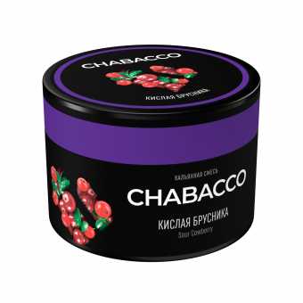 Смесь для кальяна Chabacco 40г medium - Sour Cowberry (Кислая Брусника)