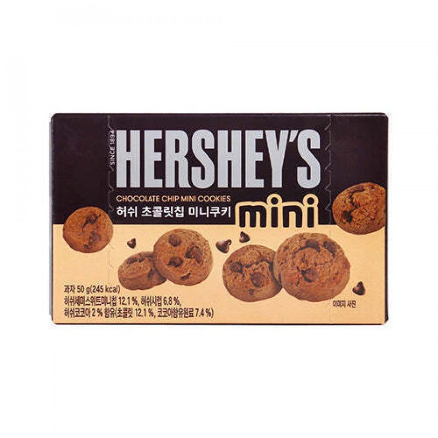 Фото и внешний вид — Печенье Hershey's Mini Cookies Шоколад 50гр (24шт/уп)