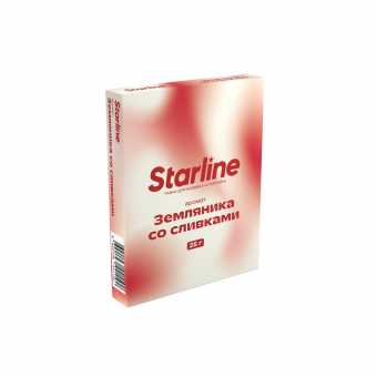 Табак для кальяна "Старлайн" (Земляника со сливками), 25 г