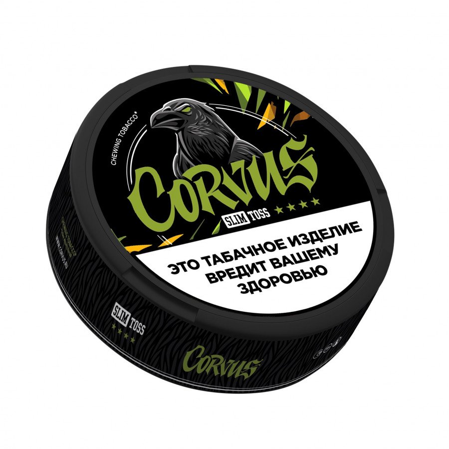 Фото и внешний вид — Табак CORVUS - Toss Slim 13г