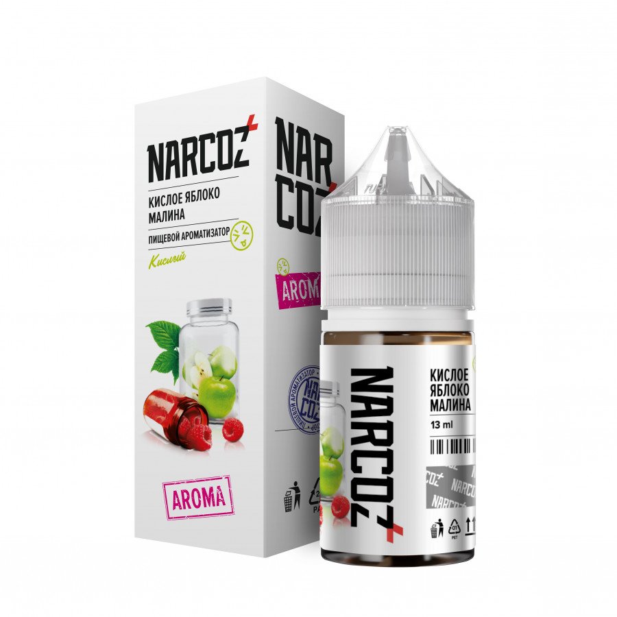 Фото и внешний вид — Конструктор NARCOZ - Кислое Яблоко Малина 30мл 0мг