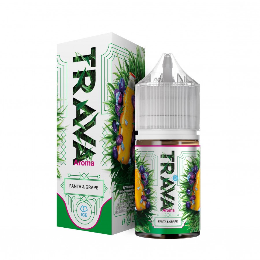 Фото и внешний вид — Конструктор TRAVA - Fanta & Grape (Виноградная фанта) 30мл 0мг