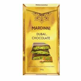 Шоколадая плитка Mardinni Dubai Style (Мардинни Дубайский шоколад) 200г (6шт/уп)