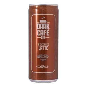 Напиток кофейный безалкогольный DARK CAFE "LATTE" 250мл 12шт/уп