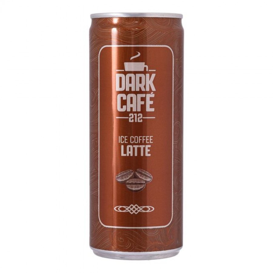 Фото и внешний вид — Напиток кофейный безалкогольный DARK CAFE LATTE 250мл 12шт/уп