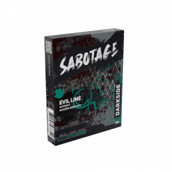 Табак для кальяна SABOTAGE 30г - Evil Lime (Лайм Йогурт)