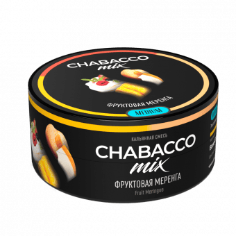 Смесь для кальяна Chabacco 25гр medium - Fruit Meringue (Фруктовая меренга)