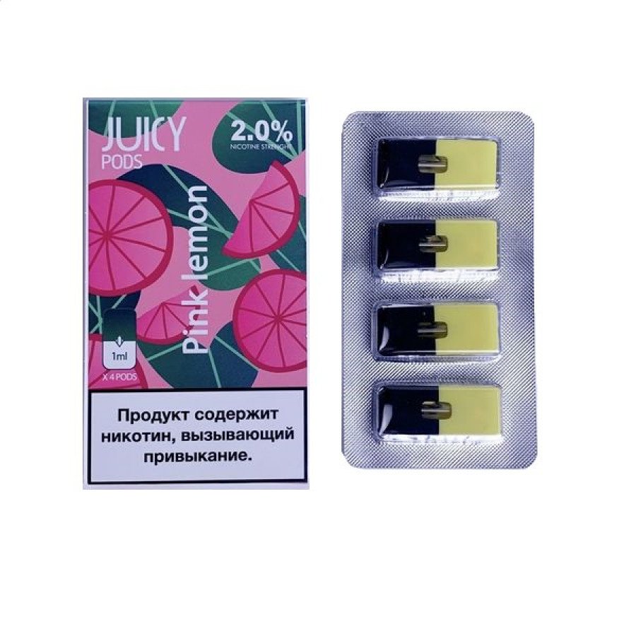 Фото и внешний вид — Картридж JUICY - Розовый лимон 1шт