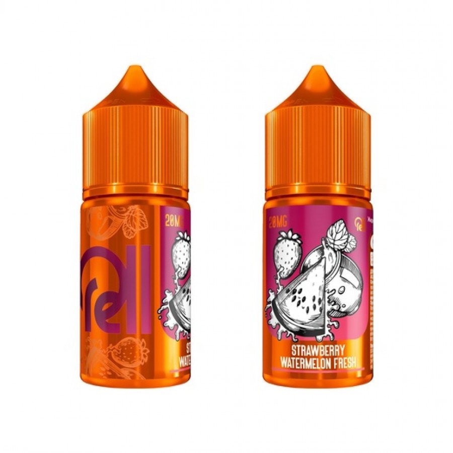 Фото и внешний вид — Жидкость RELL ORANGE SALT - Strawberry Watermelon Fresh (Клубника арбуз) 30мл 20мг
