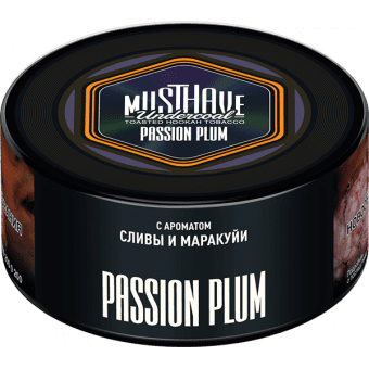 Табак для кальяна MUST HAVE 125гр - Passion Plum (с ароматом Сливы и Маракуйи)