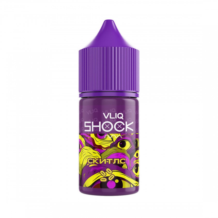 Фото и внешний вид — Жидкость VLIQ SHOCK SALT - Skittles (Скитлз) 27мл 0мг