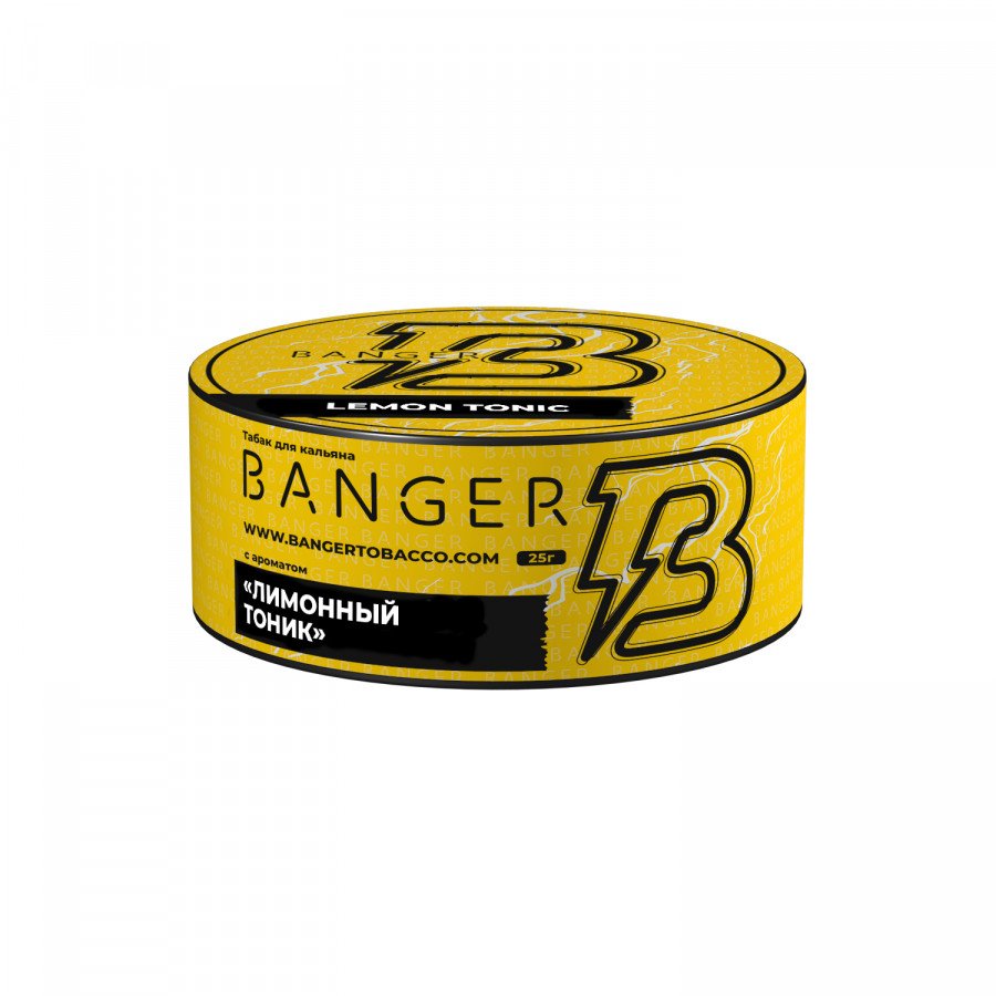 Фото и внешний вид — Табак для кальяна BANGER 25гр - Lemon Tonik (Лимонный тоник)
