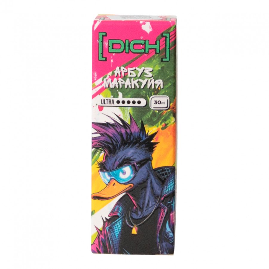Фото и внешний вид — Жидкость DICH SALT - Арбуз Маракуйя 30мл 20мг