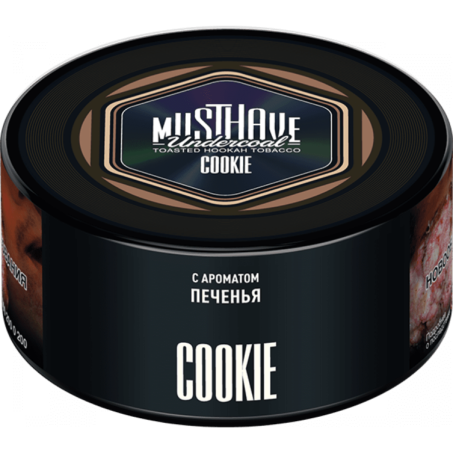 Фото и внешний вид — Табак для кальяна MUST HAVE 125гр - Cookie (с ароматом Печенья Oreo)