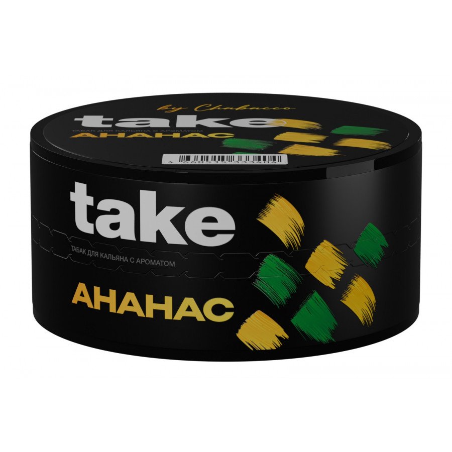 Фото и внешний вид — Табак для кальяна TAKE 25г - Pineapple (Ананас)
