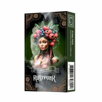 Табак для кальяна RUSTPUNK 40г - Ягода Хвоя (с ароматом Малины Клубники Голубики и Хвои)