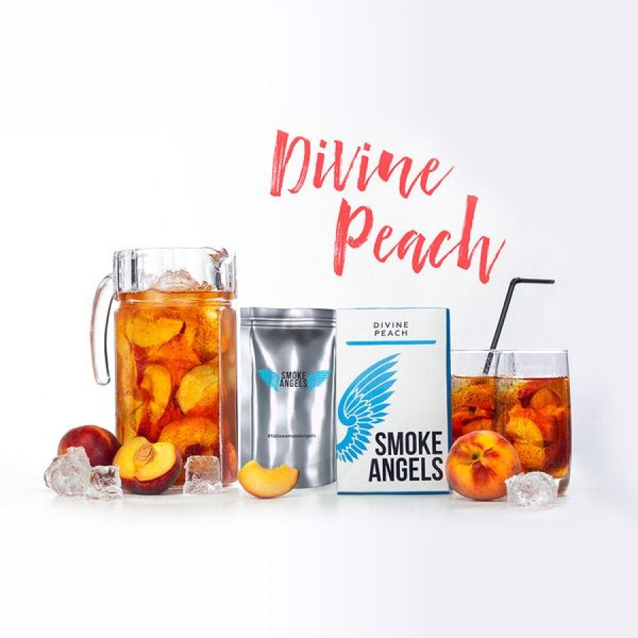 Фото и внешний вид — Табак для кальяна Smoke Angels (DIVINE PEACH) 100 г