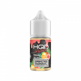 Жидкость HQD ORIGINAL SALT - Hawaii (Гавайский туман) 30мл strong