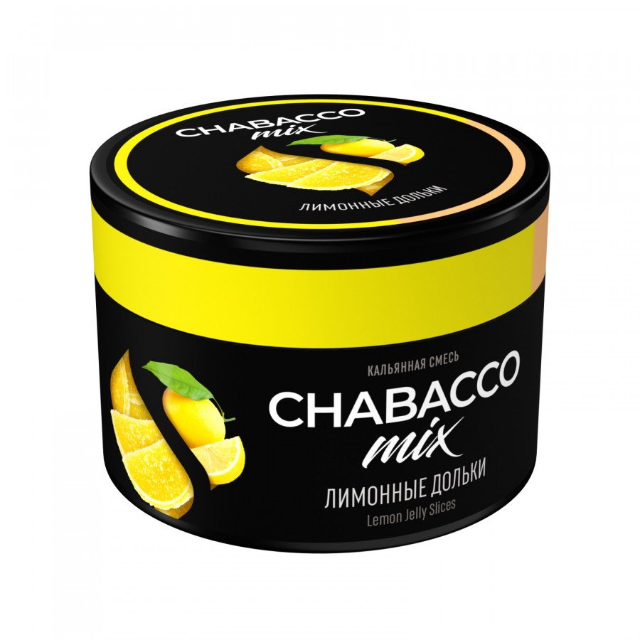 Фото и внешний вид — Смесь для кальяна Chabacco 40г medium - Lemon Jelly Slices (Лимонные Дольки)