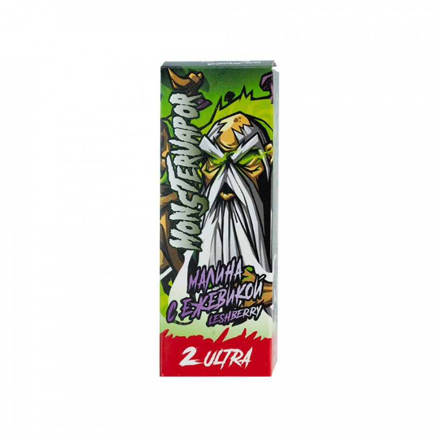 Фото и внешний вид — Жидкость MONSTERVAPOR SALT - Leshberry (Малина с ежевикой) 30мл strong